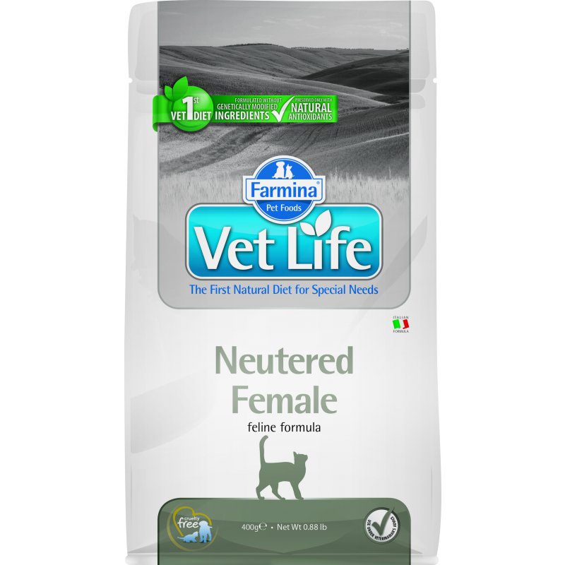 Сухие корма Vet Life Neutered Male для стерилизованных кошек